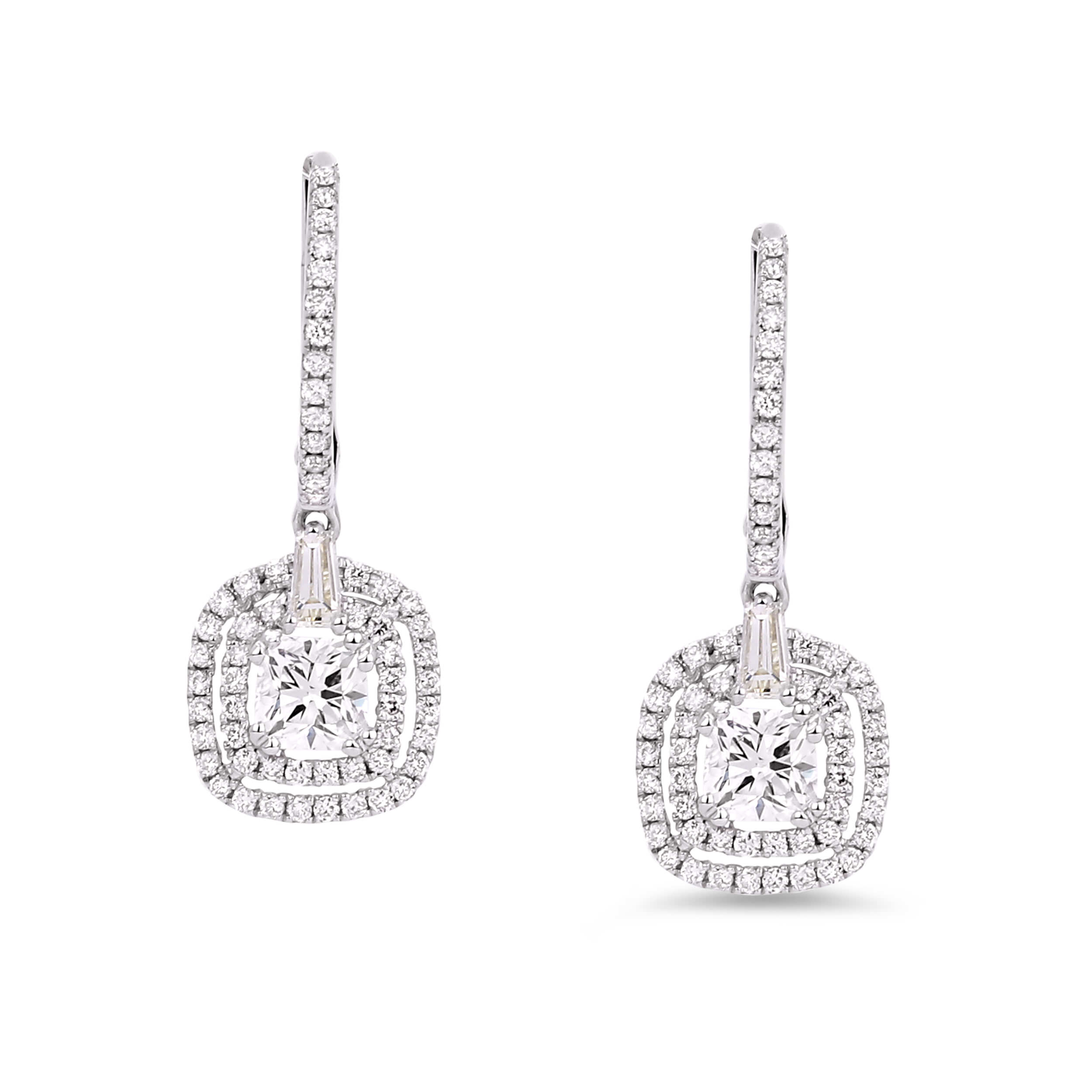 Diamond Dangle Earrings SGE210 (Earrings)