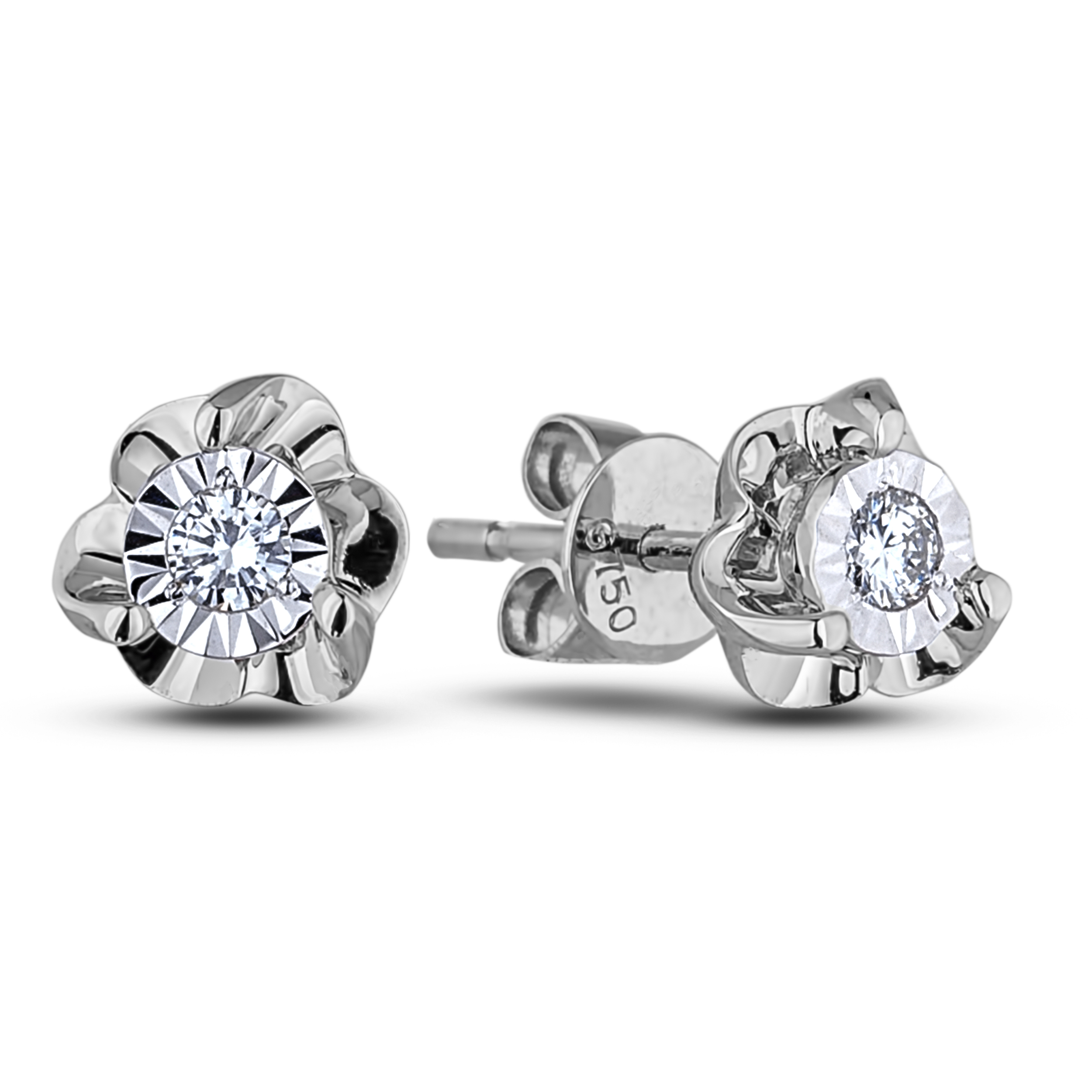 Diamond Stud Earrings AFCE0013 (Earrings)