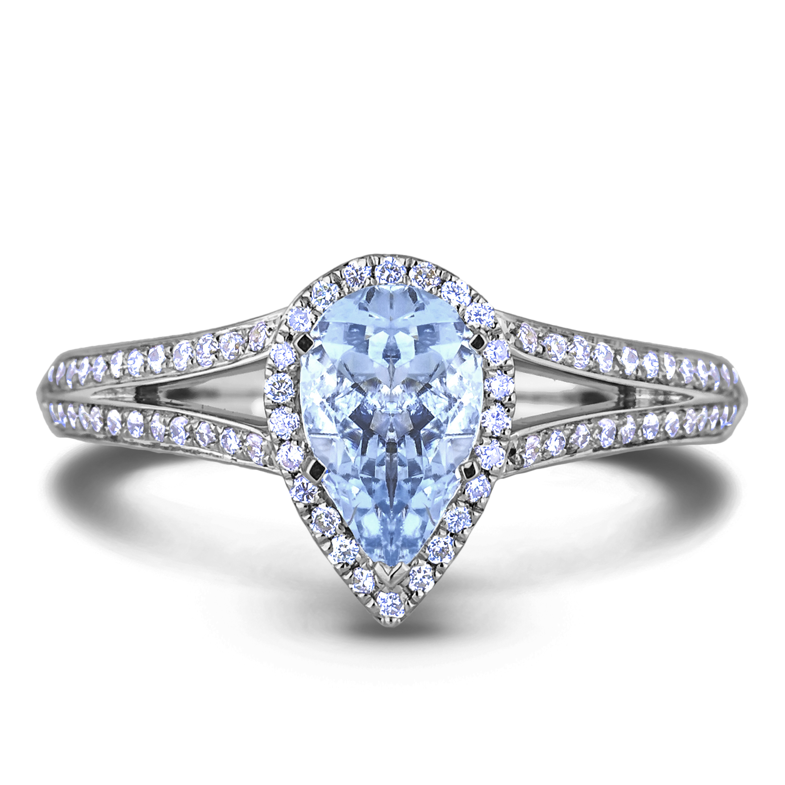 Diamond Engagement Halo Rings SGR1211 (Rings)
