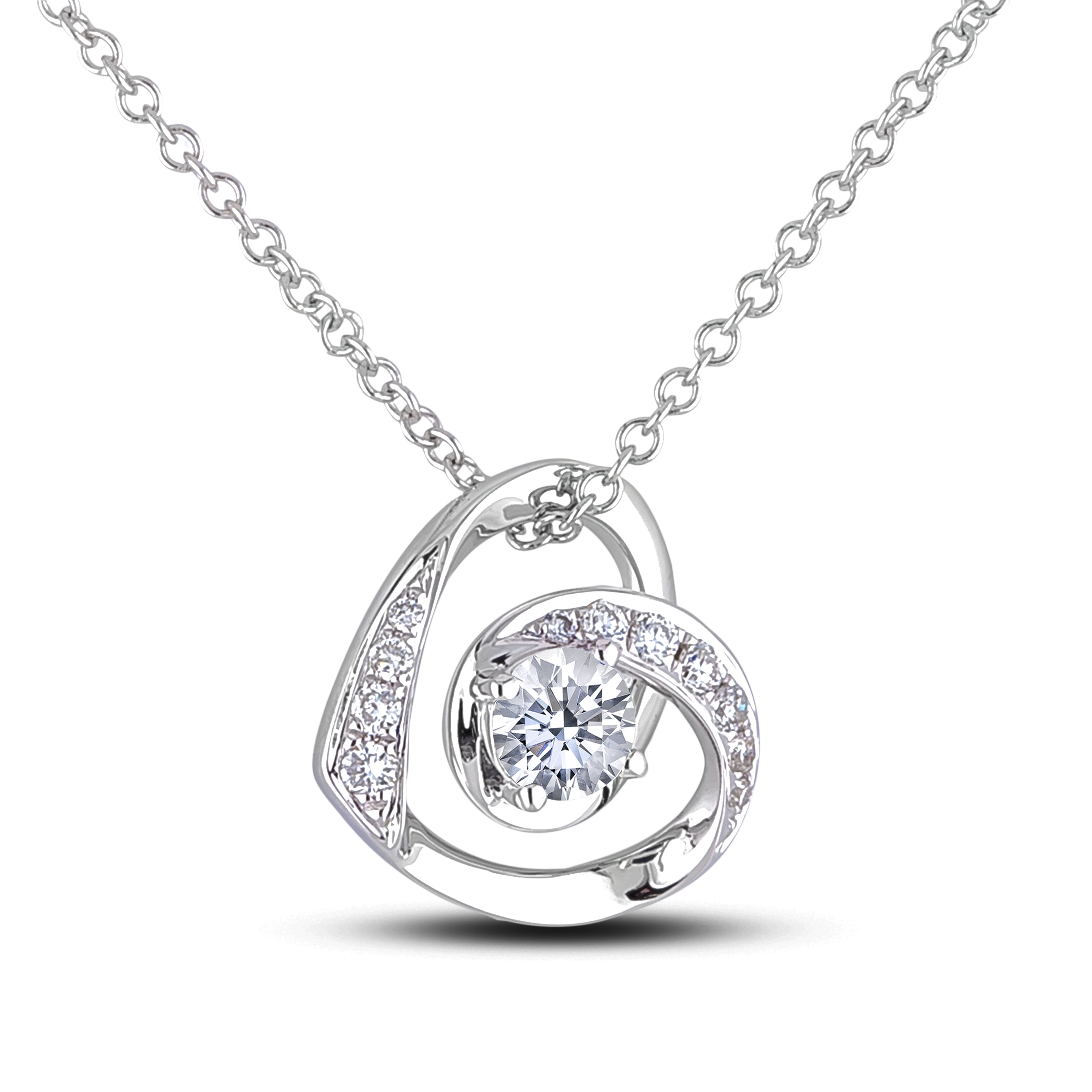 Diamond Pendants SGP342 Anaya Fine Jewellery Collection