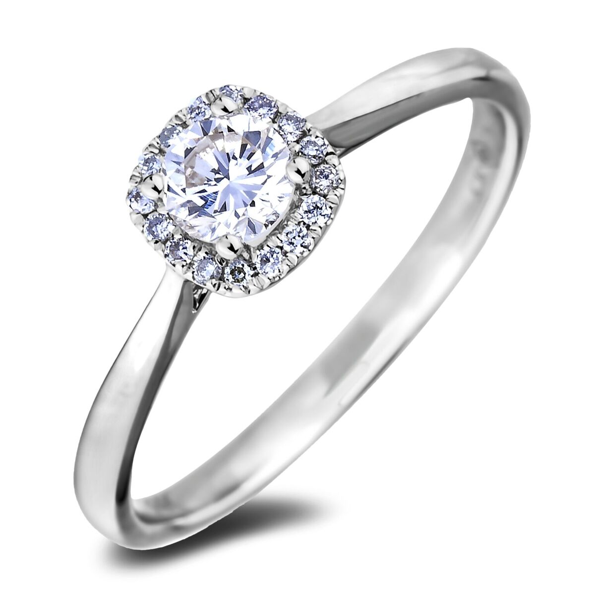 Diamond Engagement Halo Rings AFR275030 (Rings)