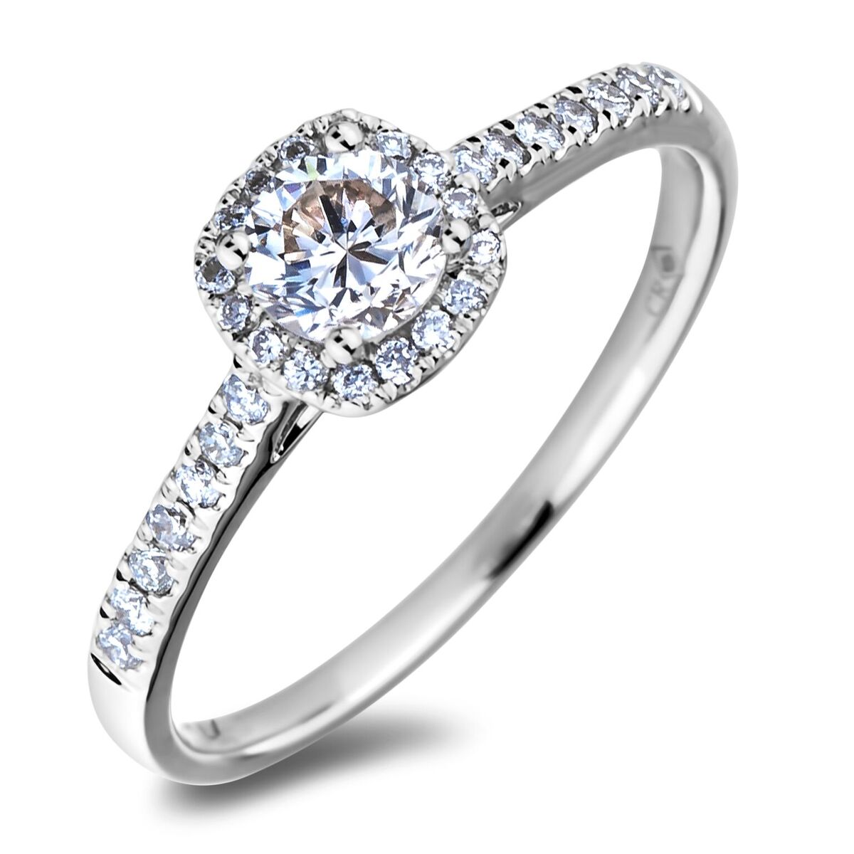 Diamond Engagement Halo Rings AFR2268030 (Rings)