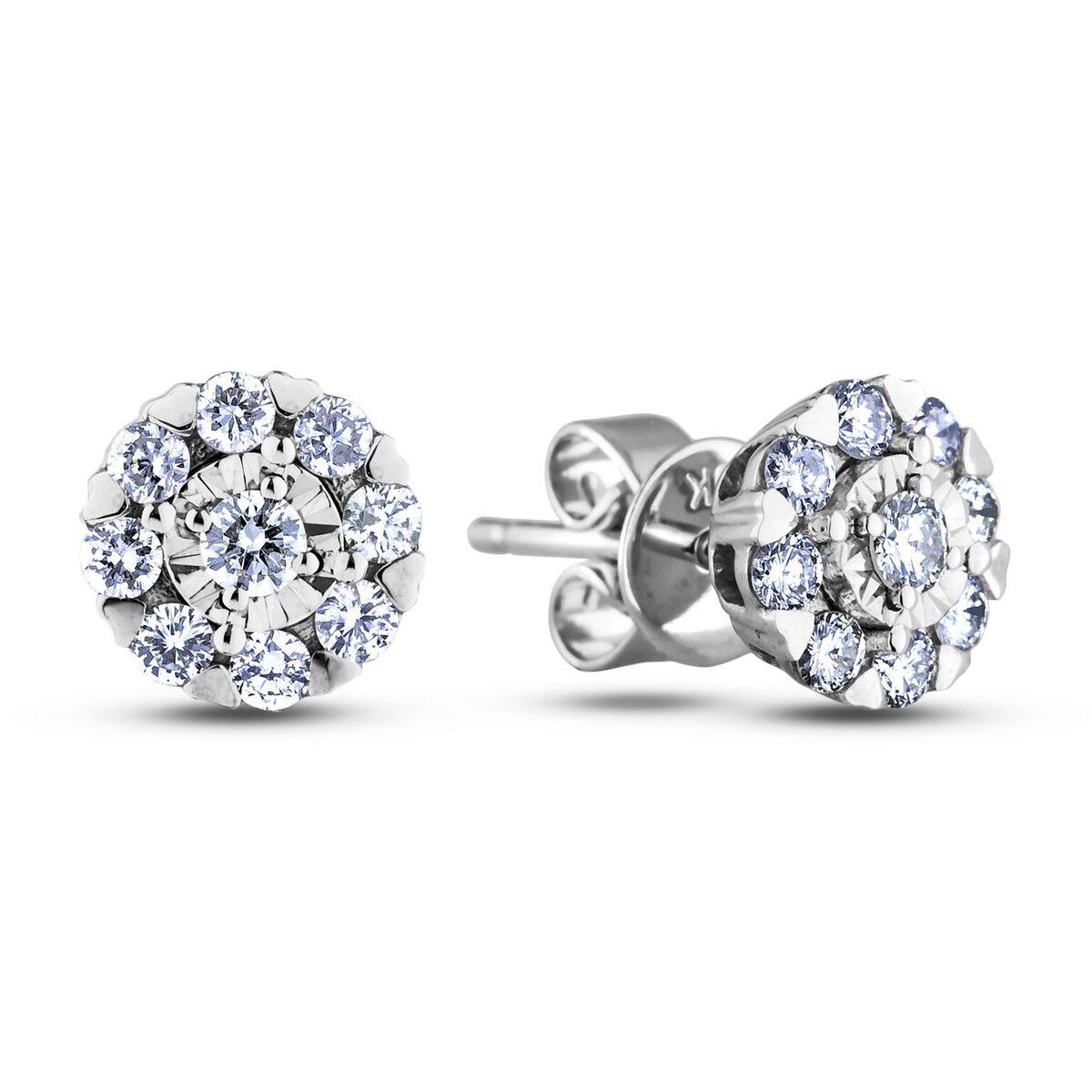 Diamond Stud Earrings SGP365-E (Earrings)