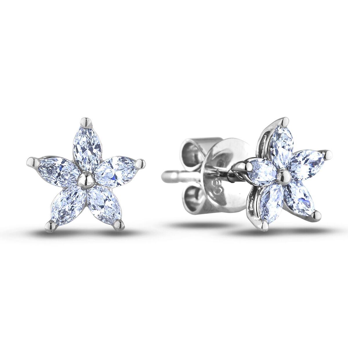 Diamond Stud Earrings SGE361 (Earrings)