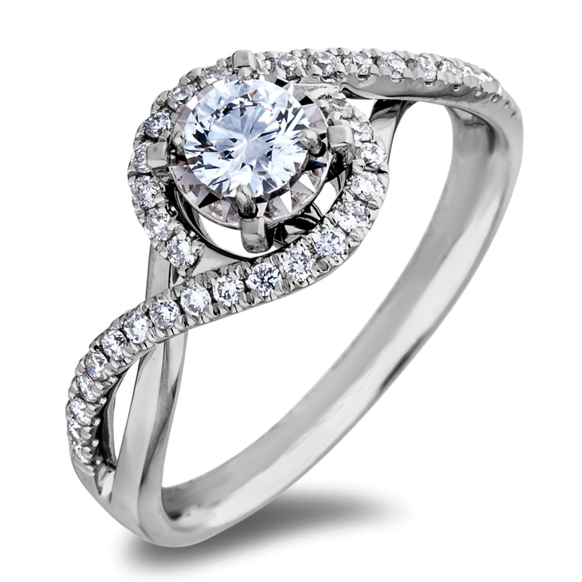 Diamond Engagement Rings AFCR1318030 (Rings)