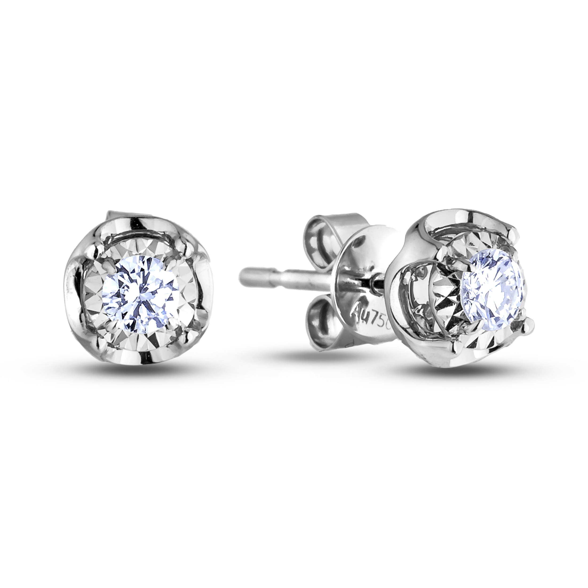 Diamond Stud Earrings AFCE1004010 (Earrings)