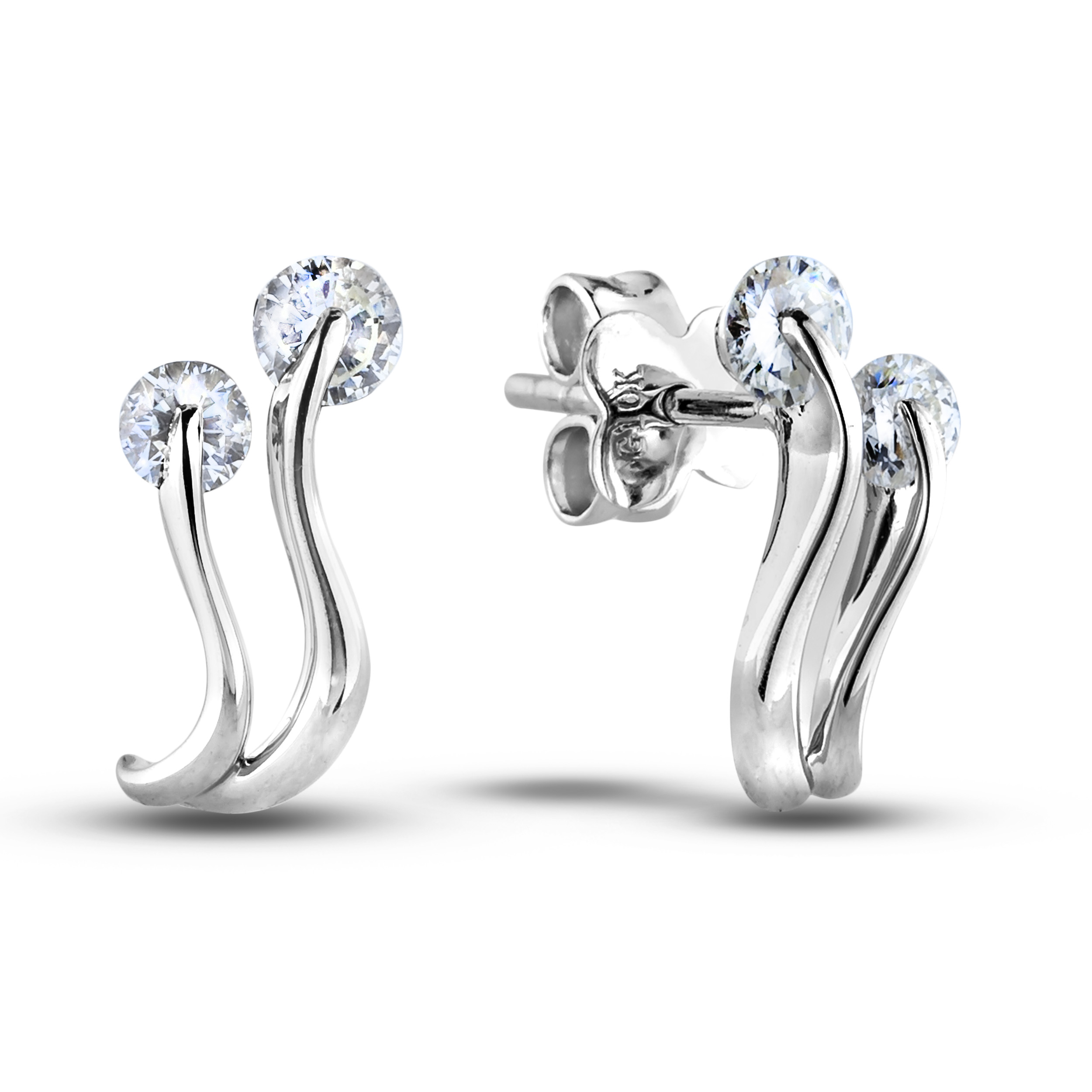 Diamond Stud Earrings SVC-E208763 (Earrings)