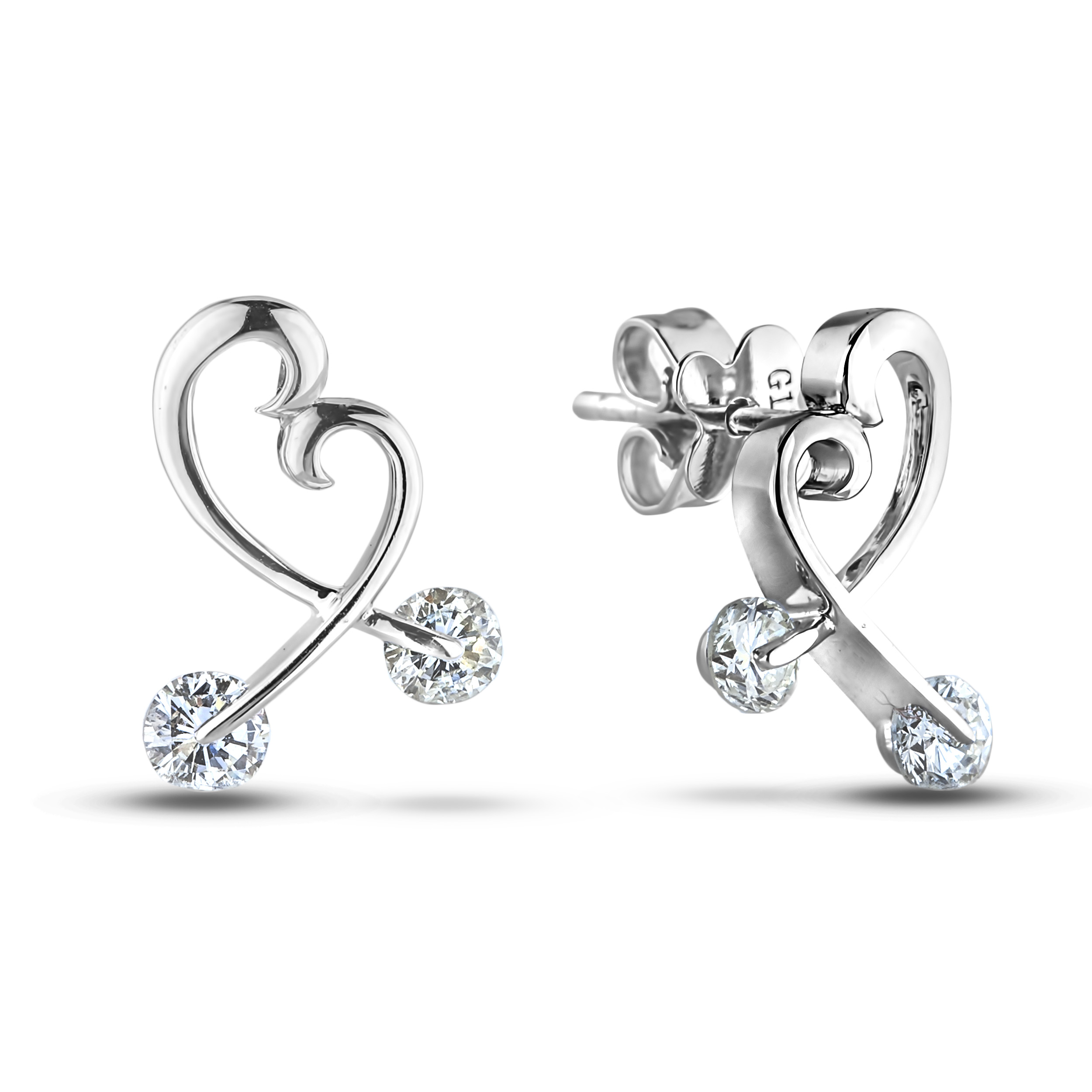 Diamond Stud Earrings SVC-EB208759 (Earrings)