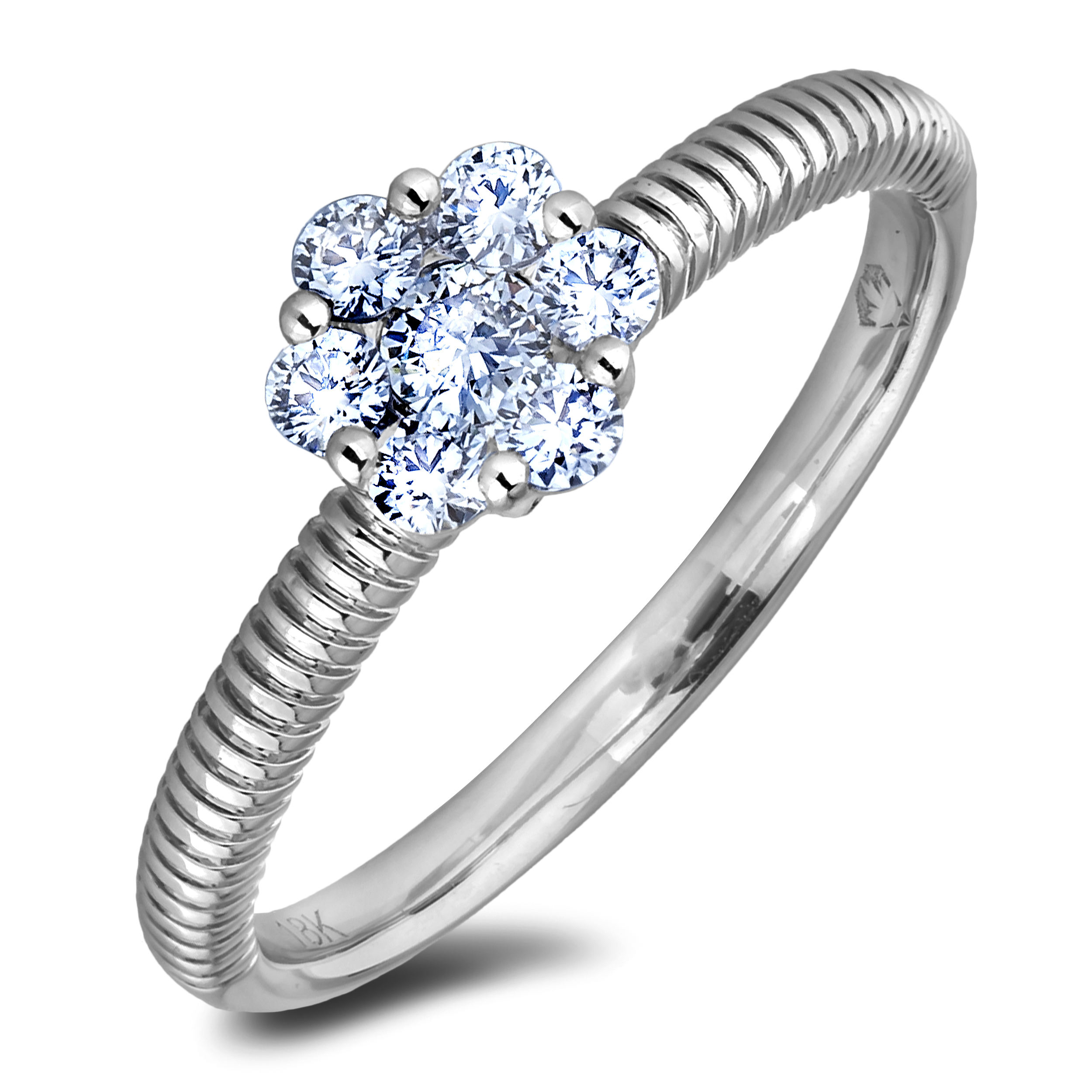 Diamond Engagement Halo Rings afr2384100 (Rings)
