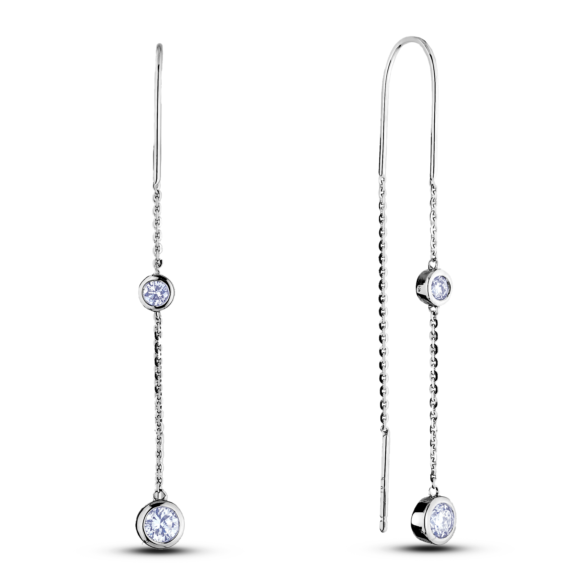 Diamond Dangle Earrings LNG-E4775 (Earrings)