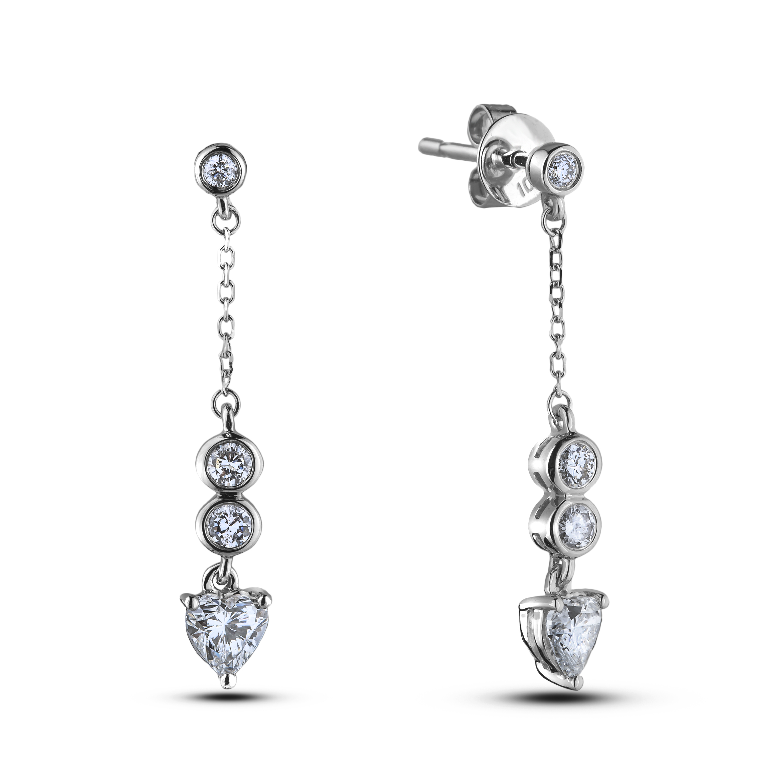 Diamond Dangle Earrings SGE380 (Earrings)