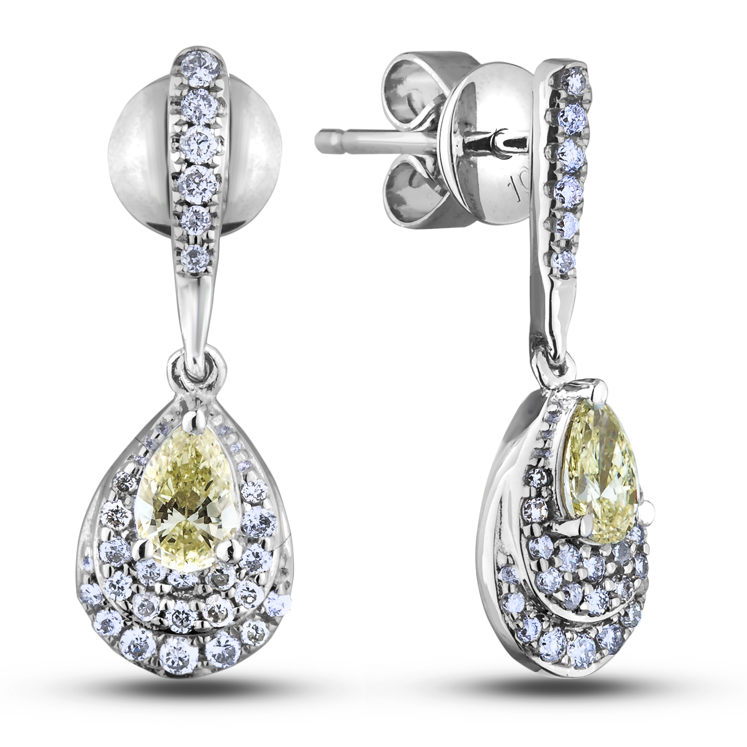 Diamond Dangle Earrings SGE364 (Earrings)
