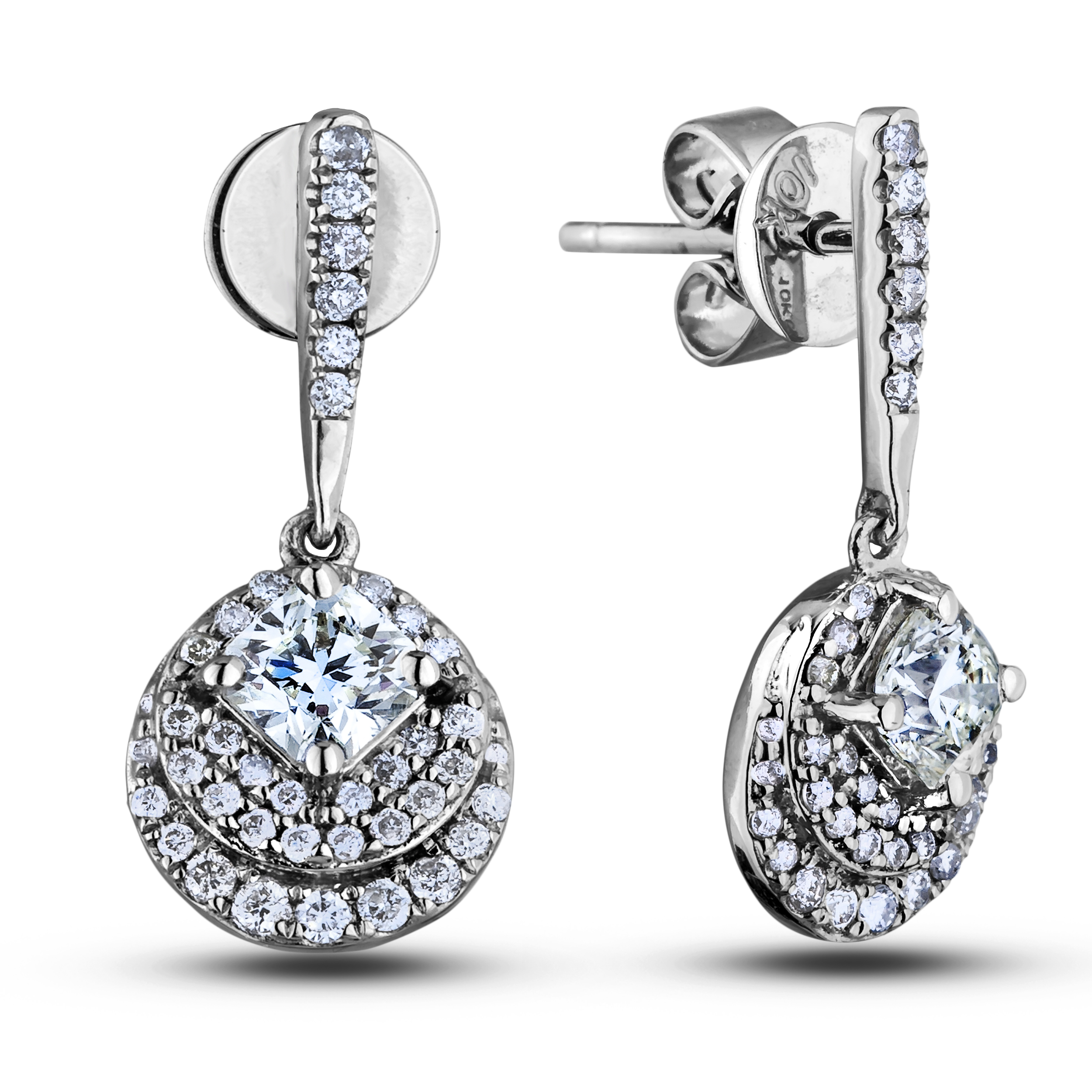 Diamond Dangle Earrings SGE363 (Earrings)