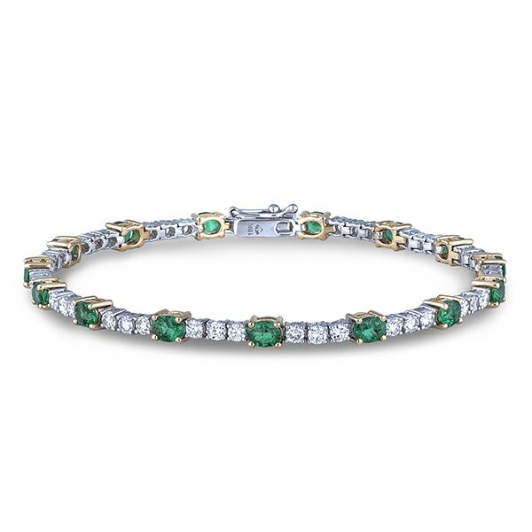Diamond Tennis Bracelets SGB11-OVAL (Bracelets)