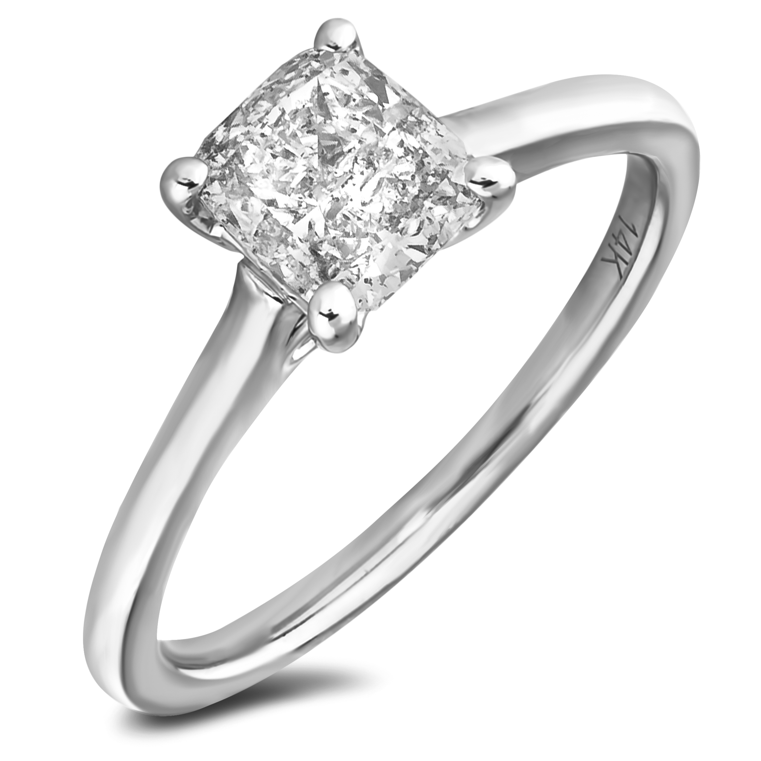 Diamond Solitaire Rings SGR1282 (Rings)