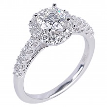 Diamond Engagement Halo Rings SGR861 (Rings)