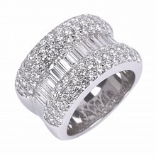 Diamond Anniversary Rings SGR845 (Rings)