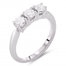 Diamond Three Stone Rings SEC3093 (Rings)