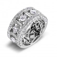 Diamond Anniversary Rings SGR879 (Rings)