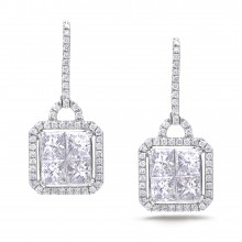 Diamond Dangle Earrings SGE138 (Earrings)