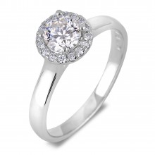 Diamond Engagement Halo Rings SGR1014 (Rings)