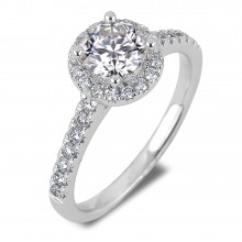 Diamond Engagement Halo Rings SGR1013 (Rings)
