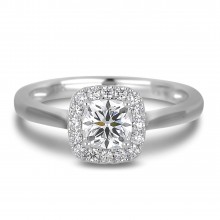 Diamond Engagement Halo Rings SGR579-SGH06 (Rings)