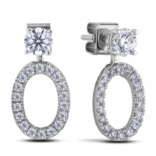 Diamond Stud Earrings SGE336 (Earrings)