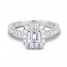 Diamond Engagement Halo Rings SGR1039 (Rings)