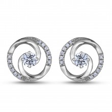 Diamond Stud Earrings SGE345 (Earrings)
