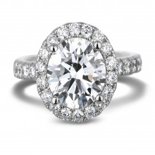 Diamond Engagement Halo Rings SGR1073 (Rings)