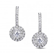 Diamond Dangle Earrings SGE299-2.5 (Earrings)