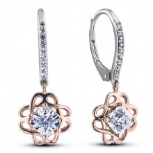 Diamond Dangle Earrings SGE339-360E (Earrings)