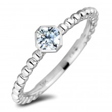 Diamond Solitaire Rings SGR1259 (Rings)