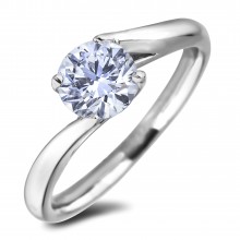 Diamond Solitaire Rings SGR1246 (Rings)