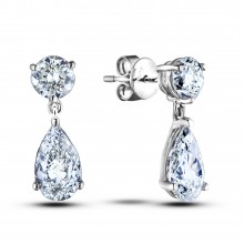 Diamond Dangle Earrings SGE315-375 (Earrings)