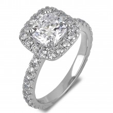 Diamond Engagement Halo Rings SGR1023 (Rings)