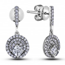 Diamond Dangle Earrings sge365 (Earrings)