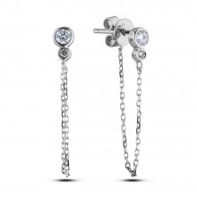 Diamond Dangle Earrings LNG-E4173 (Earrings)