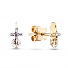 Diamond Stud Earrings SVC-DHE2 (Earrings)