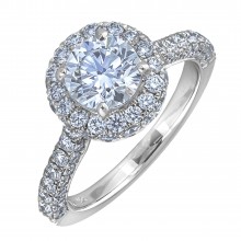 Diamond Engagement Halo Rings SGR1300-RD (Rings)