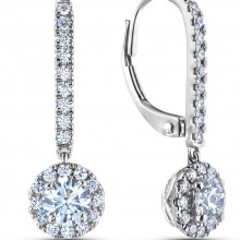 Diamond Dangle Earrings SGE408 (Earrings)