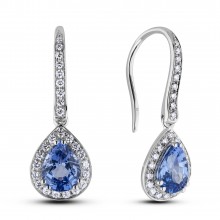 Diamond Dangle Earrings SGE437-1 (Earrings)