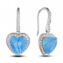 Diamond Dangle Earrings SGE434 (Earrings)