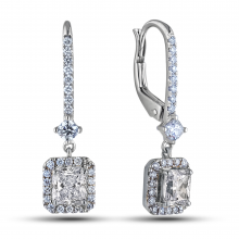 Diamond Dangle Earrings SGE329-333-6 (Earrings)