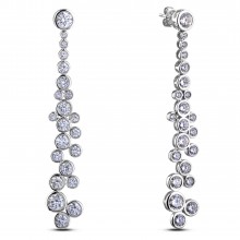 Diamond Dangle Earrings SGE466 (Earrings)