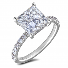 Diamond Engagement Halo Rings SGR1401-PC-2.5 (Rings)