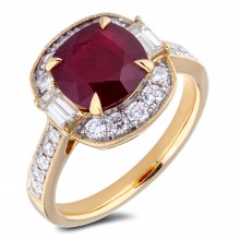 Diamond Engagement Halo Rings SGR1445 (Rings)