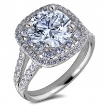 Diamond Engagement Halo Rings SGR1443 (Rings)