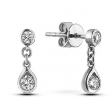 Diamond Dangle Earrings SGE404 (Earrings)